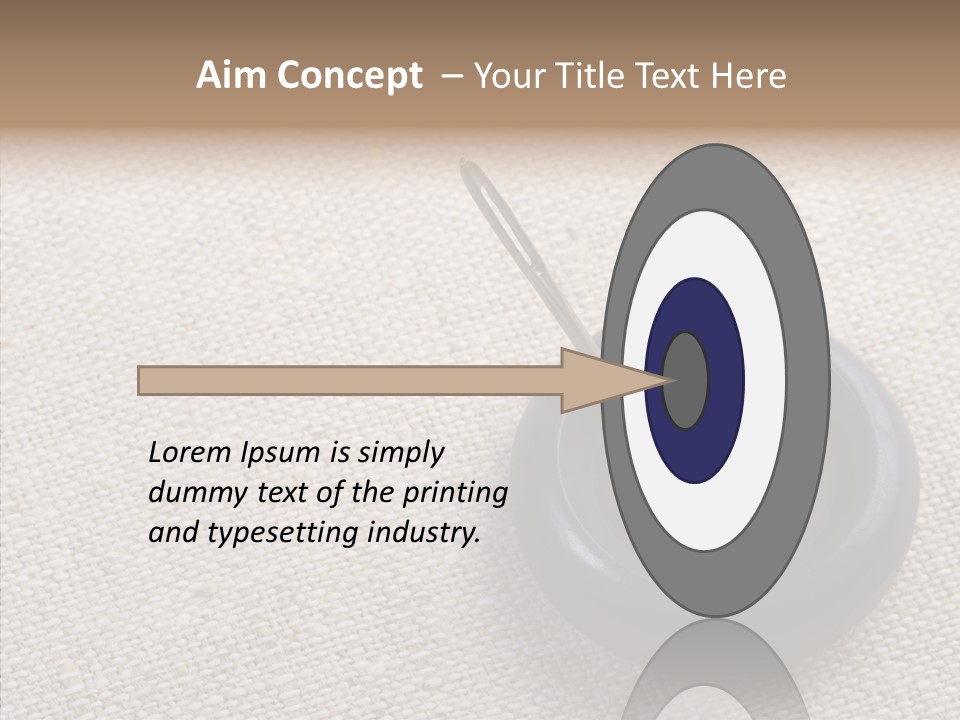 Prickle Imprint Fabric PowerPoint Template