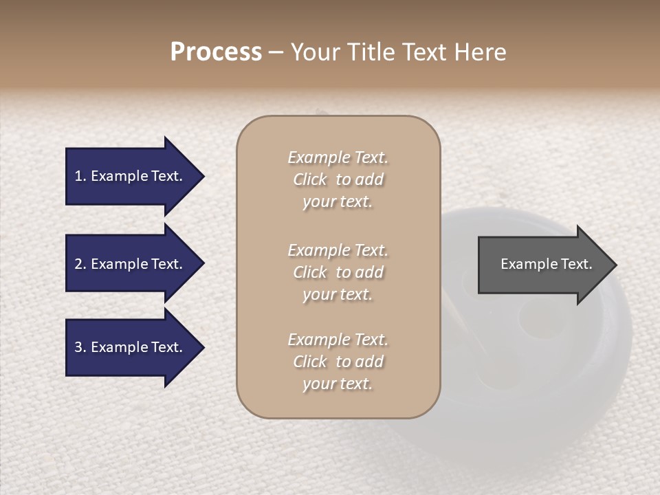 Prickle Imprint Fabric PowerPoint Template
