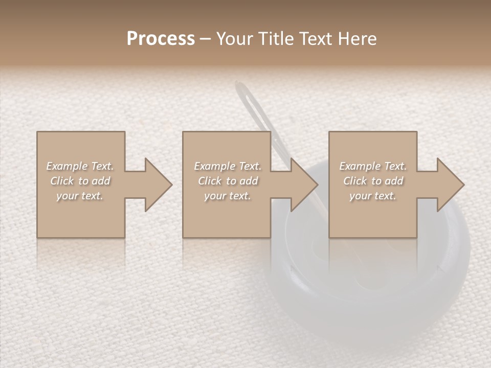 Prickle Imprint Fabric PowerPoint Template