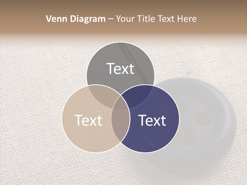 Prickle Imprint Fabric PowerPoint Template