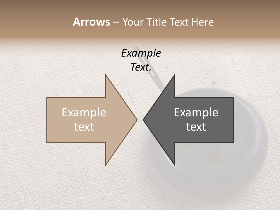 Prickle Imprint Fabric PowerPoint Template