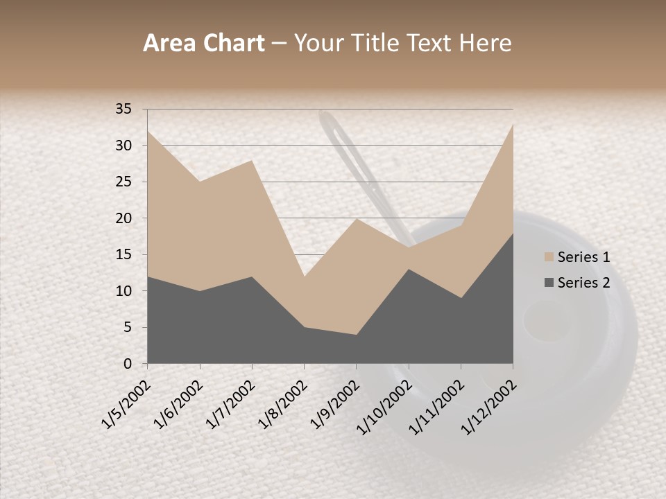Prickle Imprint Fabric PowerPoint Template