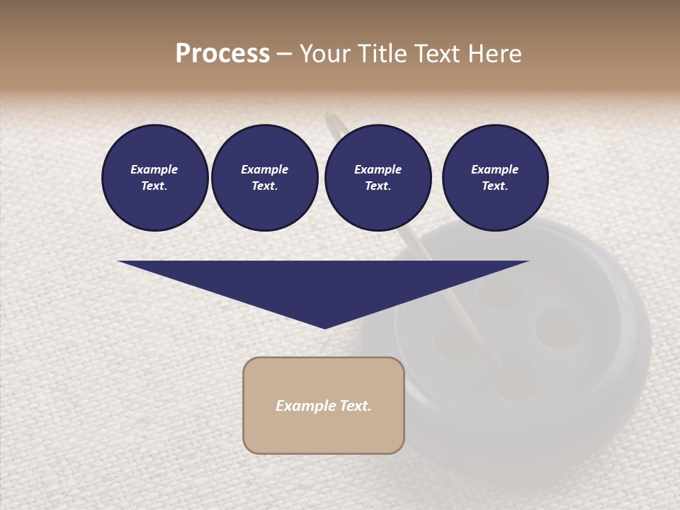 Prickle Imprint Fabric PowerPoint Template