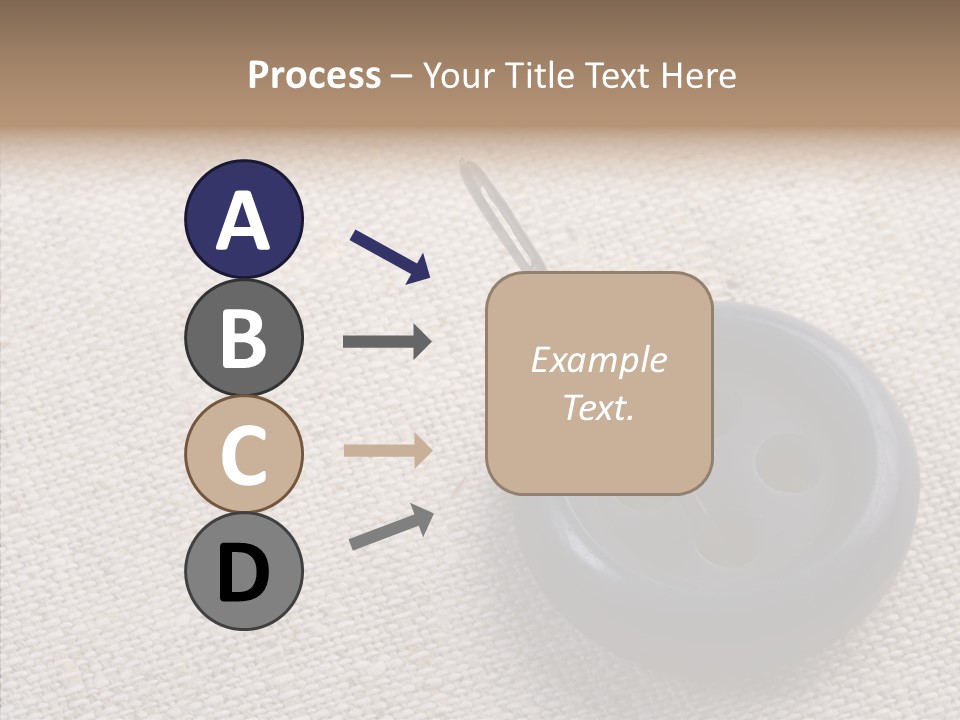 Prickle Imprint Fabric PowerPoint Template