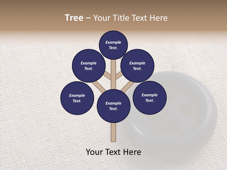 Prickle Imprint Fabric PowerPoint Template