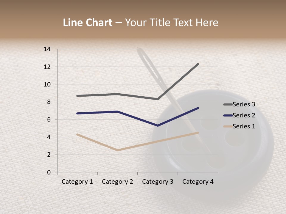 Prickle Imprint Fabric PowerPoint Template