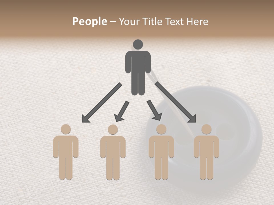 Prickle Imprint Fabric PowerPoint Template