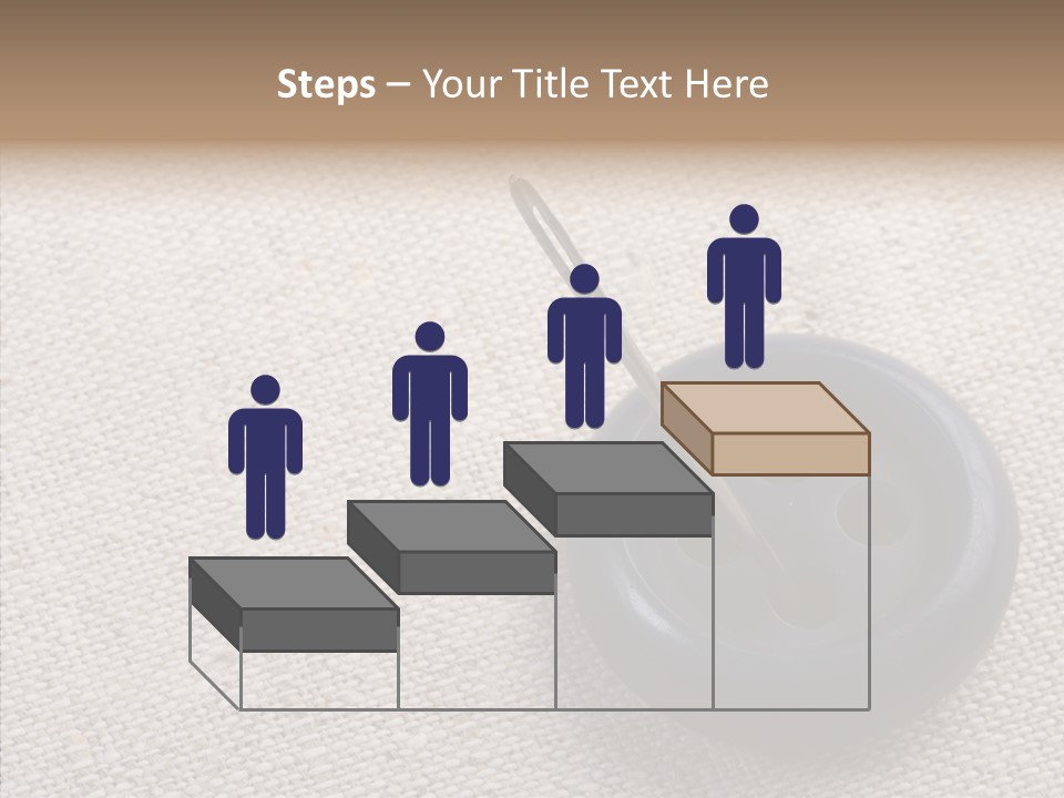 Prickle Imprint Fabric PowerPoint Template