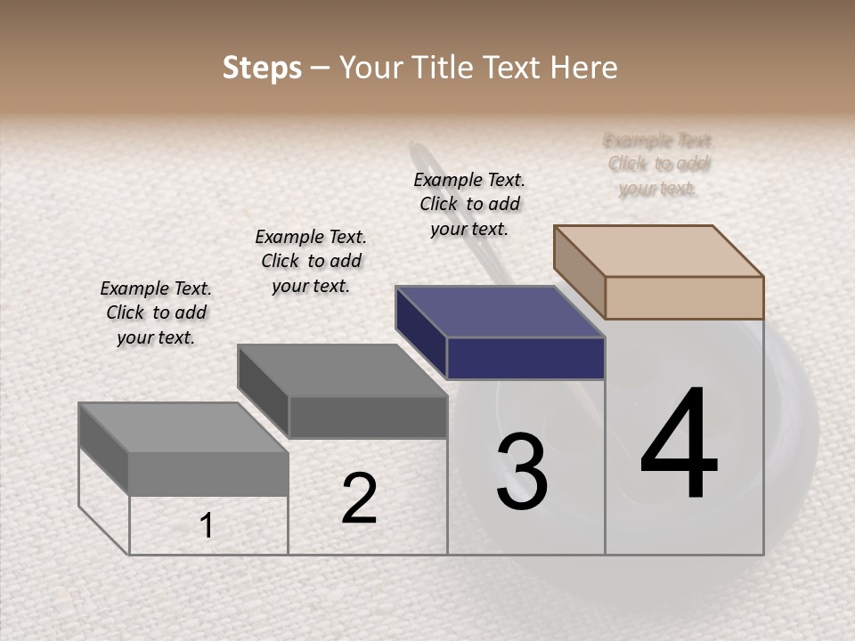 Prickle Imprint Fabric PowerPoint Template
