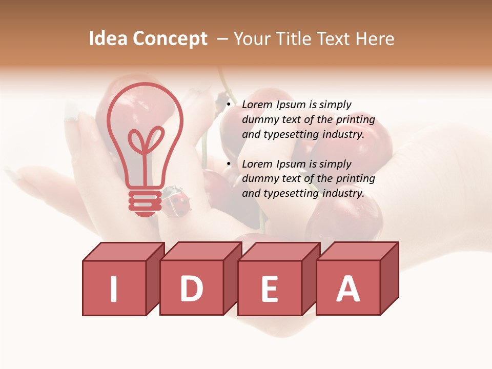 Bright Food Vibrant PowerPoint Template