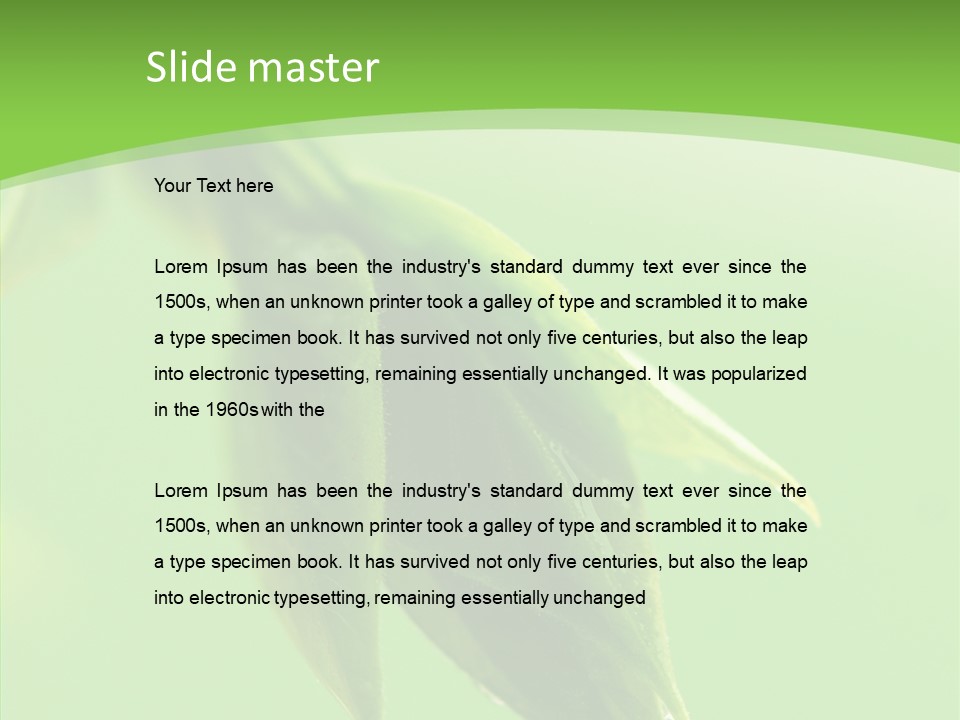 Bud Botanical Extreme PowerPoint Template