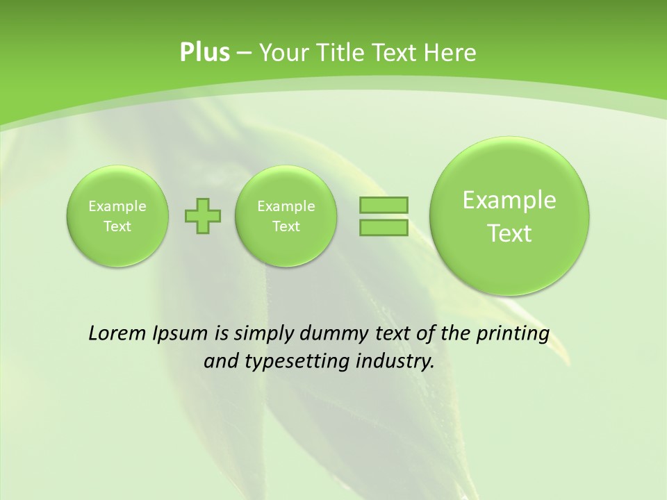 Bud Botanical Extreme PowerPoint Template