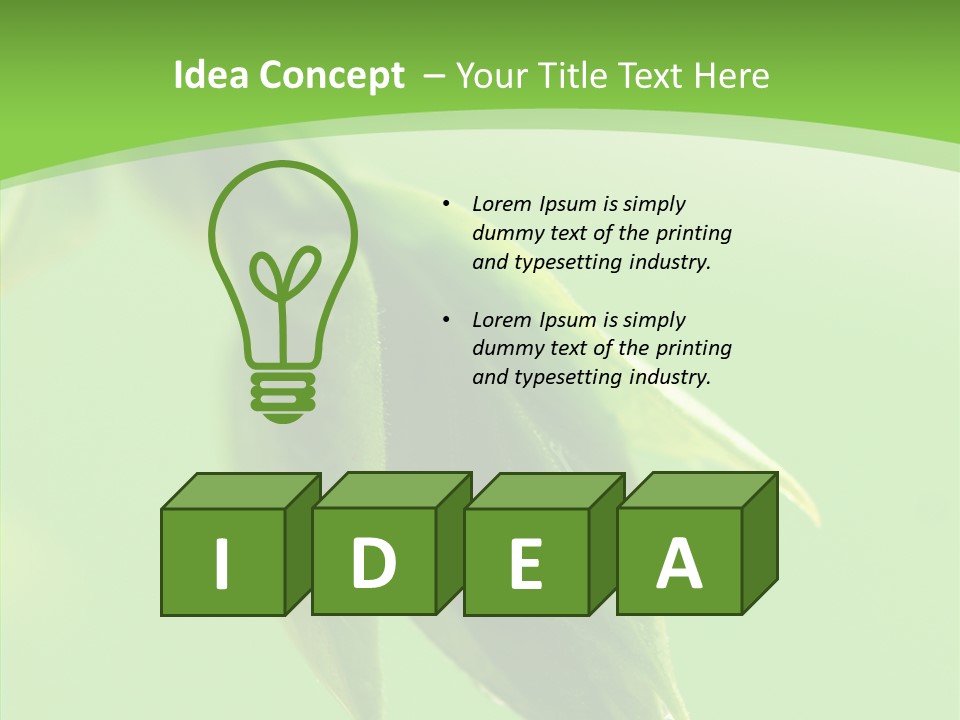 Bud Botanical Extreme PowerPoint Template