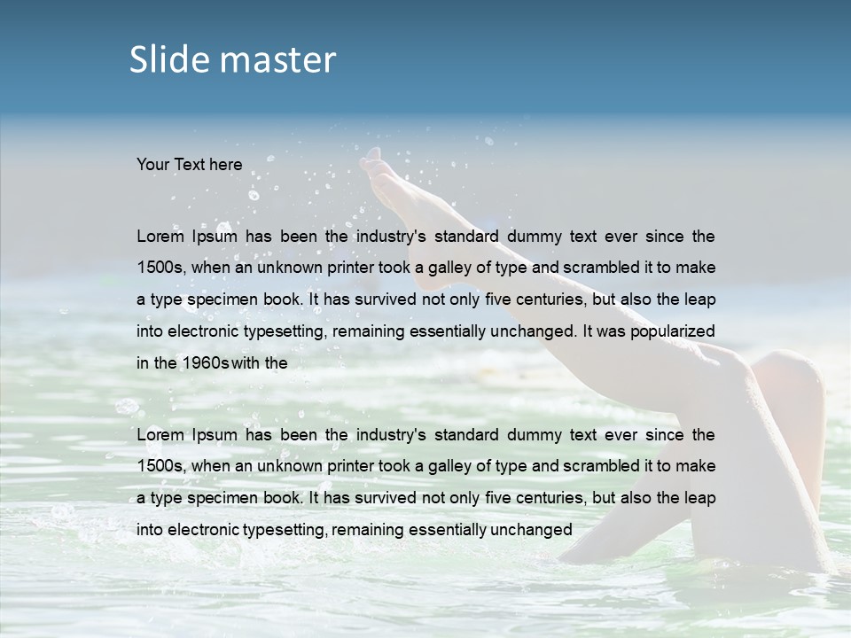 Character Happy Group PowerPoint Template