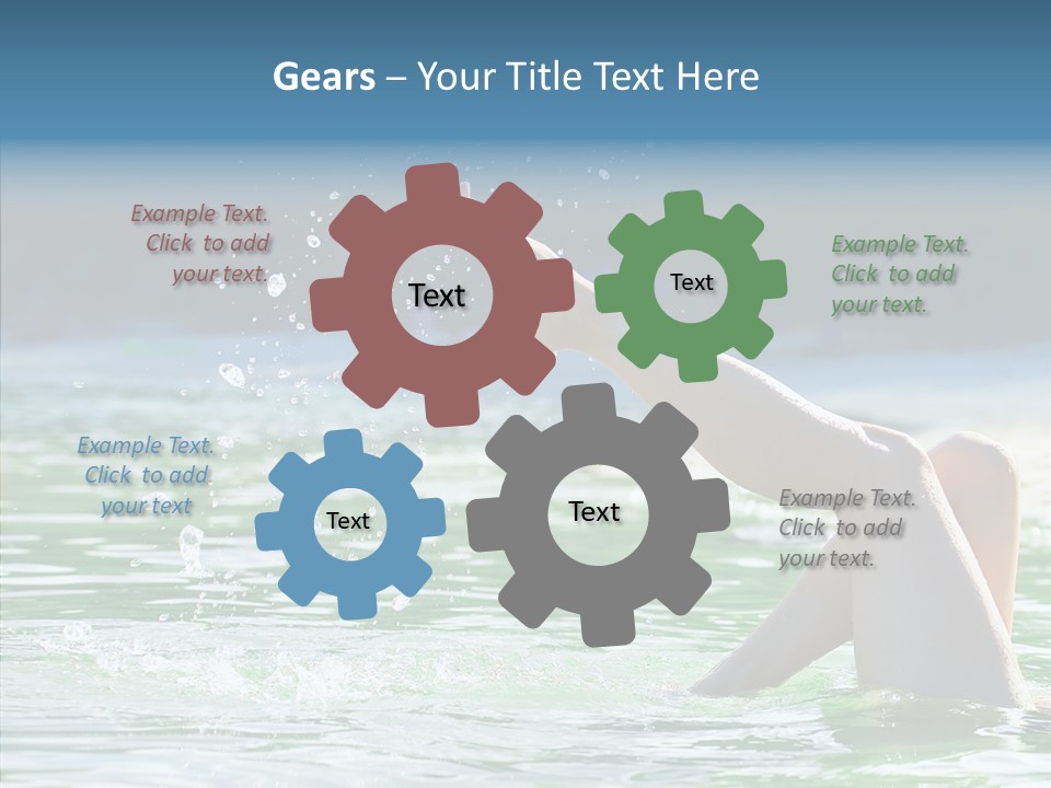 Character Happy Group PowerPoint Template