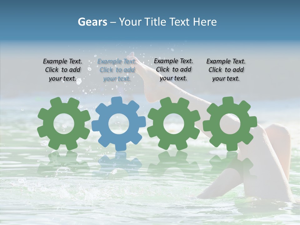 Character Happy Group PowerPoint Template