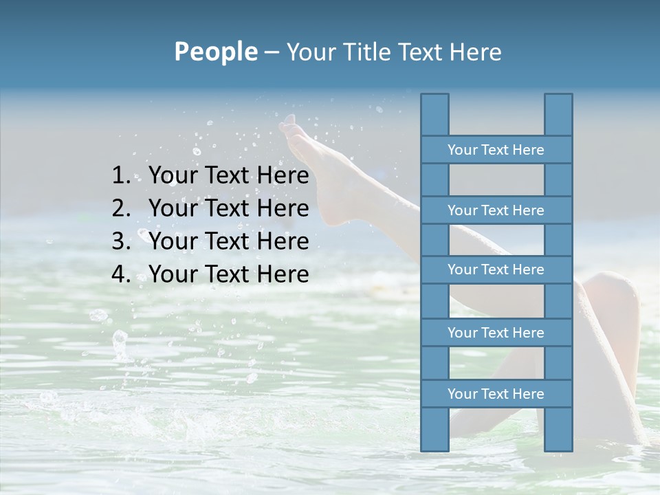 Character Happy Group PowerPoint Template
