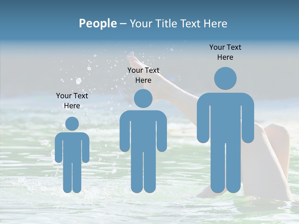 Character Happy Group PowerPoint Template