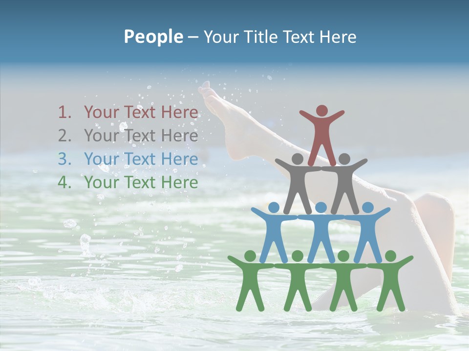 Character Happy Group PowerPoint Template