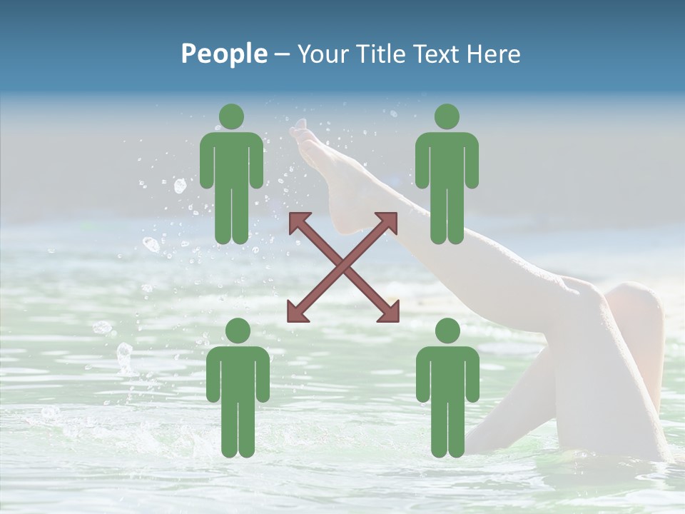 Character Happy Group PowerPoint Template