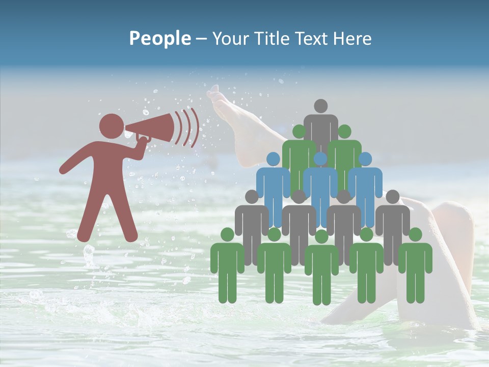 Character Happy Group PowerPoint Template