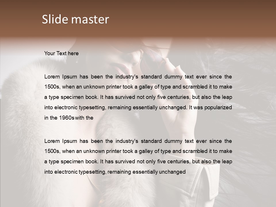 Studio Young Beauty PowerPoint Template