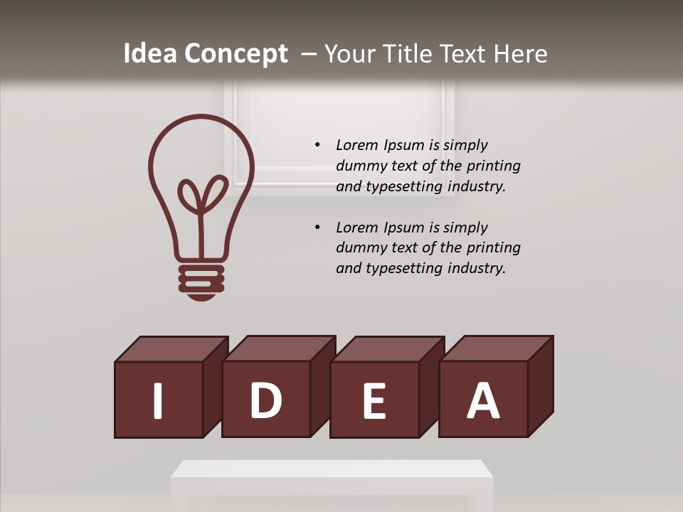 Wooden Photo Wood PowerPoint Template