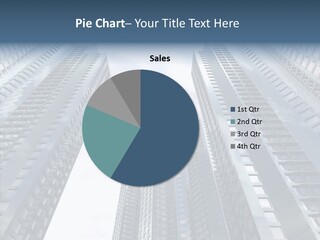 Construction Glass Downtown PowerPoint Template