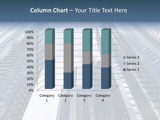 Construction Glass Downtown PowerPoint Template