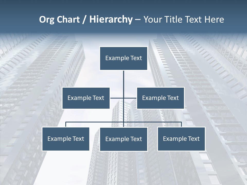 Construction Glass Downtown PowerPoint Template