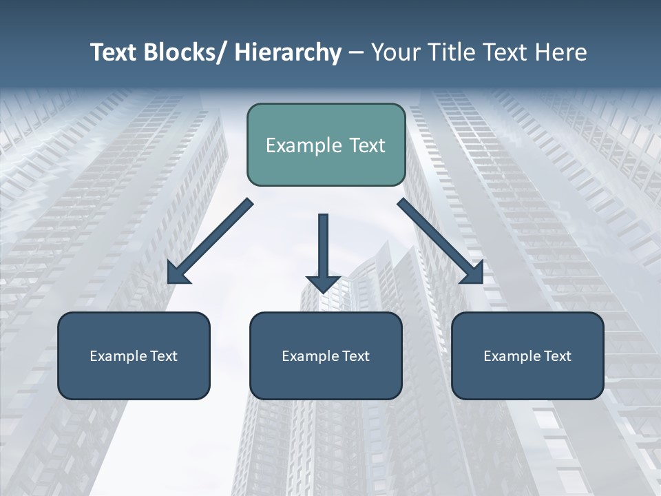Construction Glass Downtown PowerPoint Template