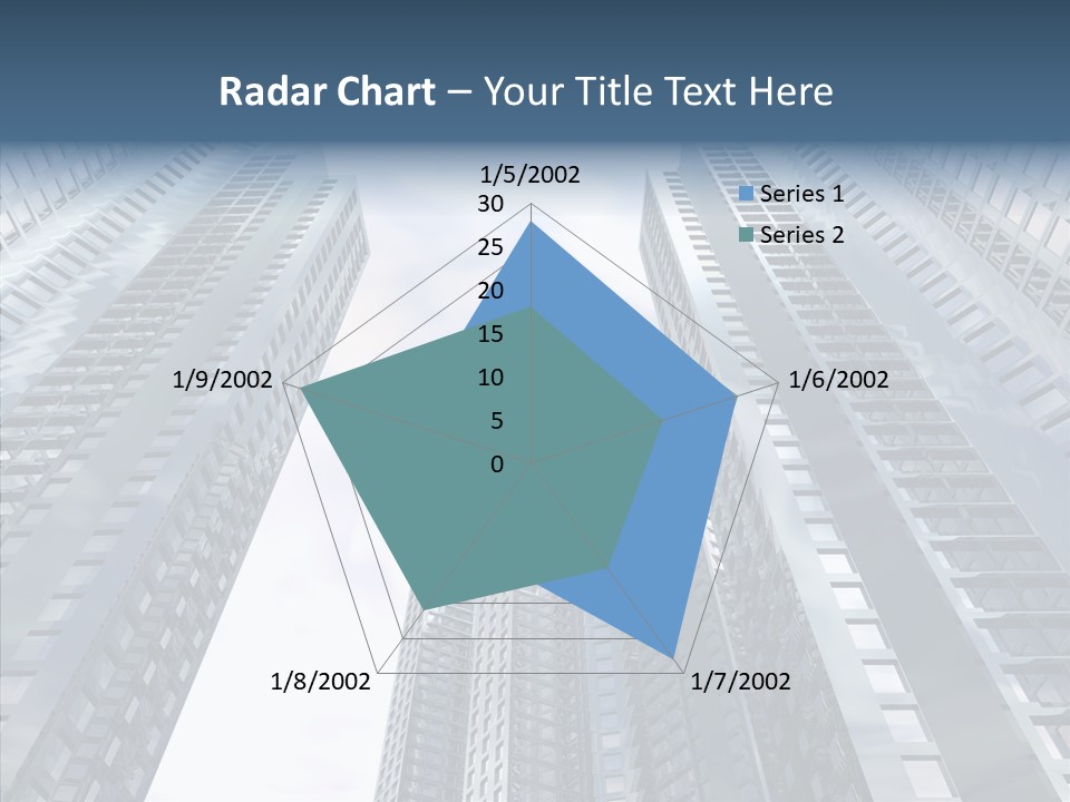 Construction Glass Downtown PowerPoint Template
