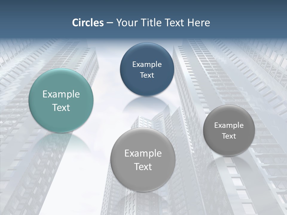 Construction Glass Downtown PowerPoint Template