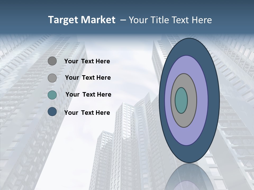 Construction Glass Downtown PowerPoint Template