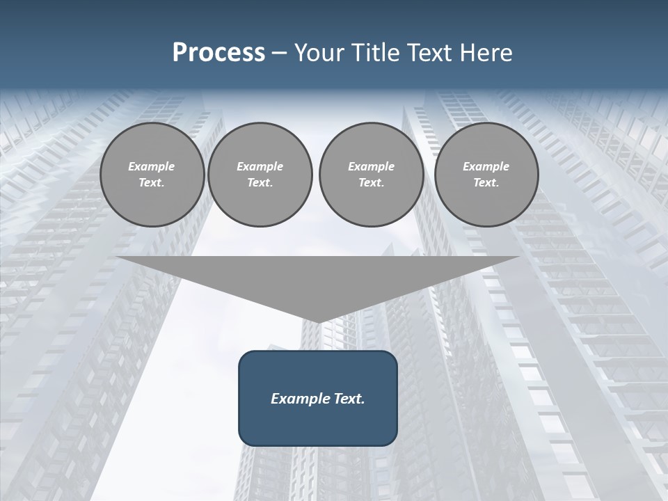 Construction Glass Downtown PowerPoint Template