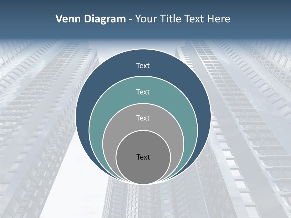 Construction Glass Downtown PowerPoint Template