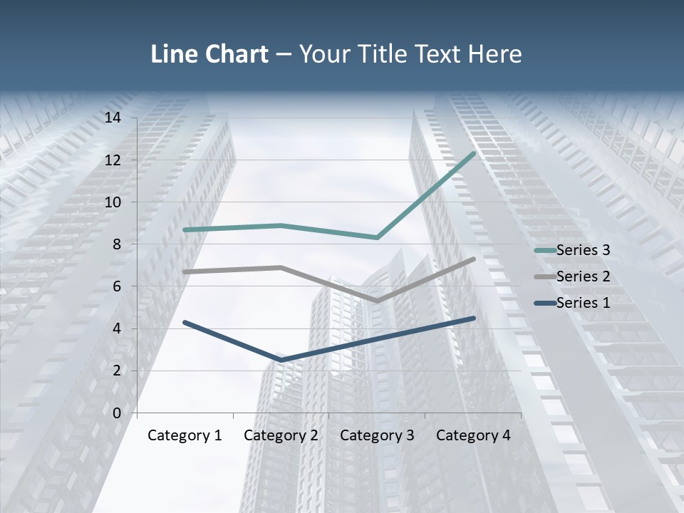 Construction Glass Downtown PowerPoint Template