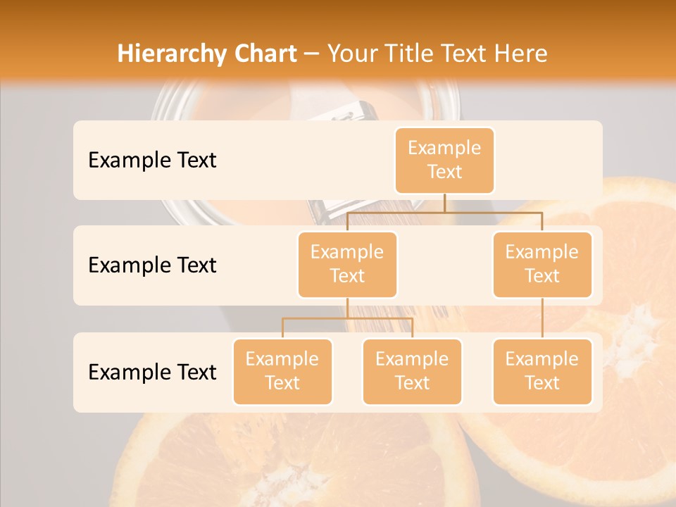Orange Strength Paint PowerPoint Template