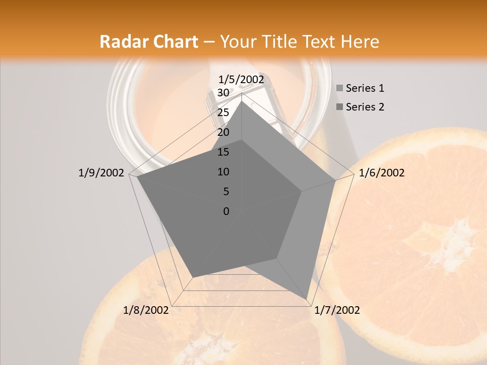 Orange Strength Paint PowerPoint Template