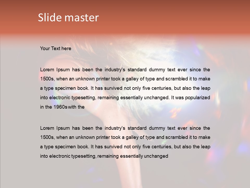 Beautiful Flash Body PowerPoint Template