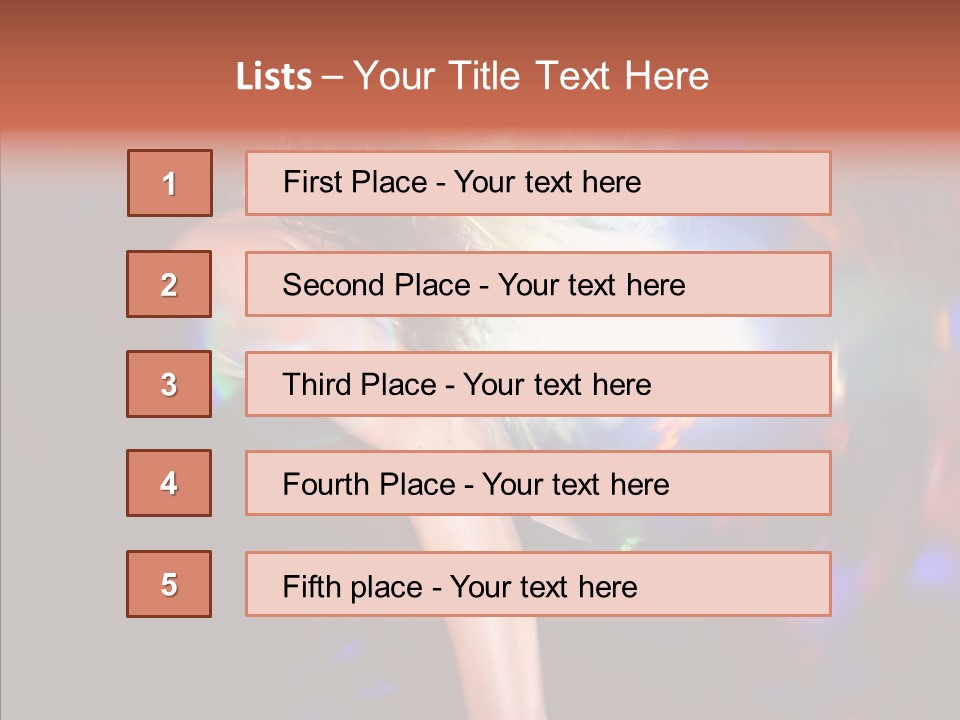 Beautiful Flash Body PowerPoint Template