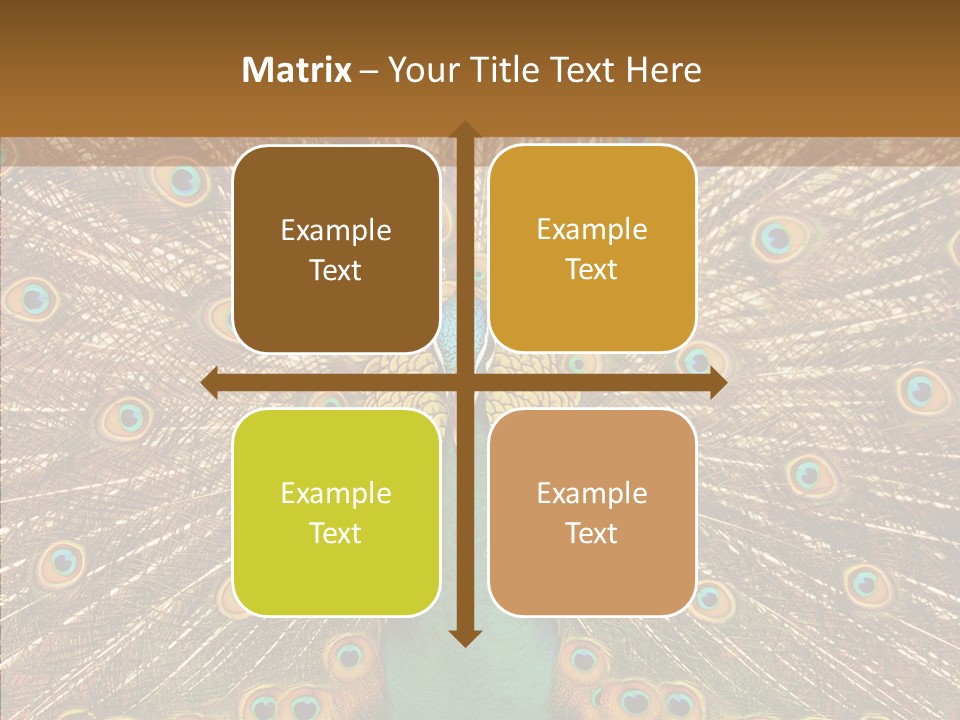 Texture Stunning Attraction PowerPoint Template