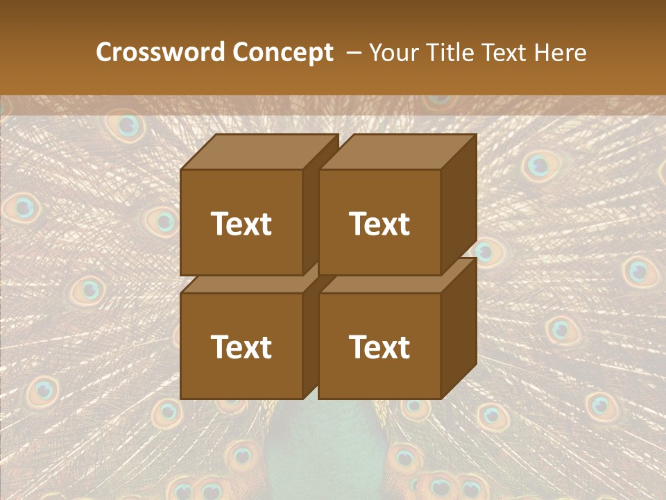 Texture Stunning Attraction PowerPoint Template