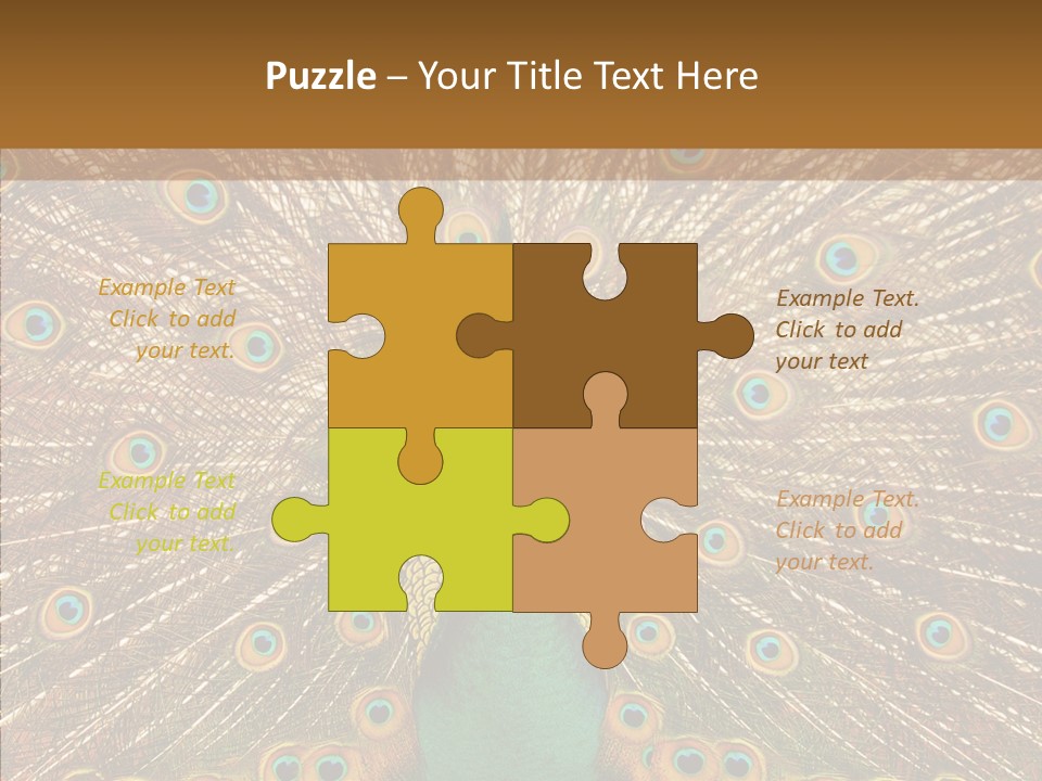 Texture Stunning Attraction PowerPoint Template