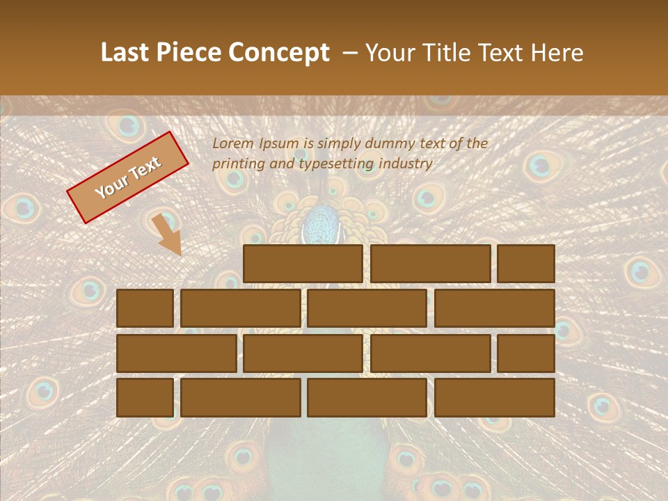 Texture Stunning Attraction PowerPoint Template