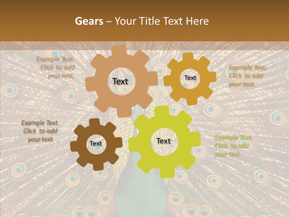 Texture Stunning Attraction PowerPoint Template