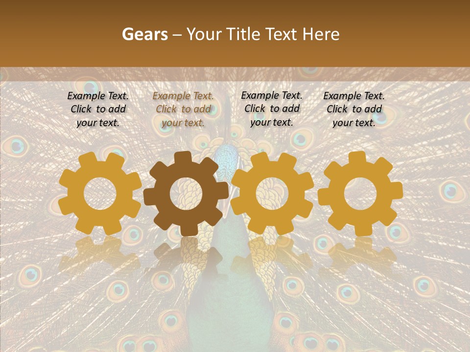 Texture Stunning Attraction PowerPoint Template