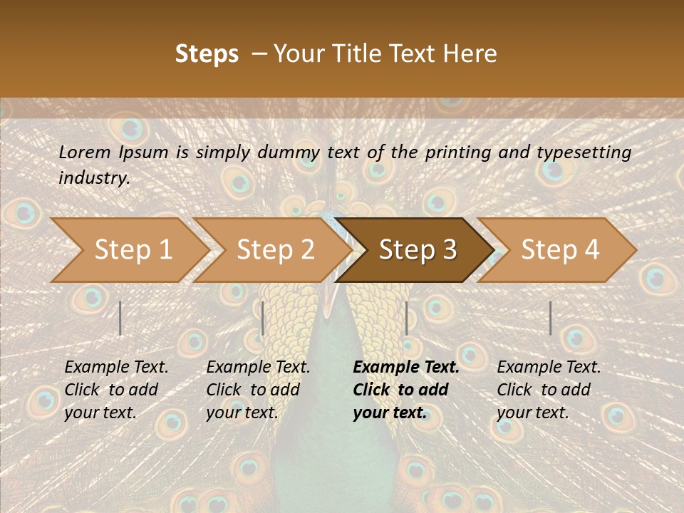 Texture Stunning Attraction PowerPoint Template