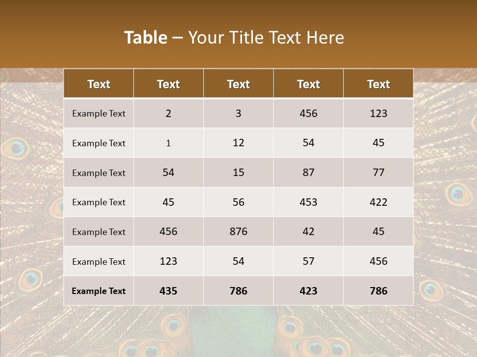 Texture Stunning Attraction PowerPoint Template
