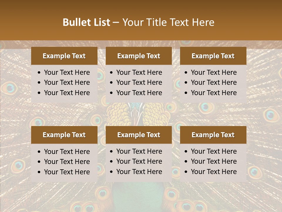 Texture Stunning Attraction PowerPoint Template